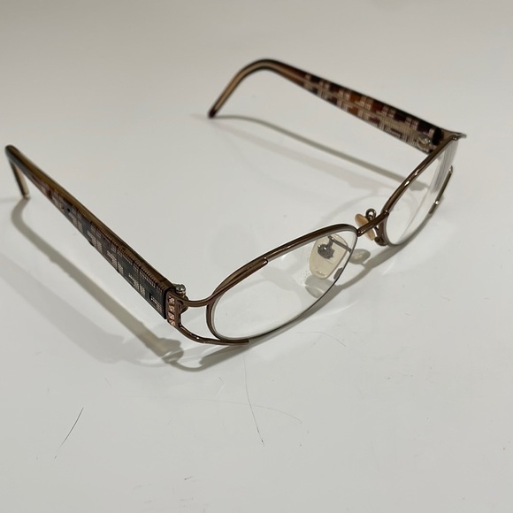 ⭐️Fendi Brown Logo Eyeglass Frames—BEAUTIFUL!  Excellent Condition!! Crystals - Picture 1 of 10